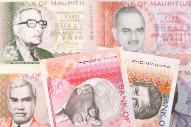 Mauritian parası - Rupi iş geçmişi