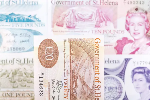 Saint Helena money - pound a business background