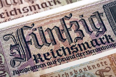 Eski Alman parası - Reichsmark iş geçmişi