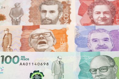 Kolombiya parası - Peso iş geçmişi