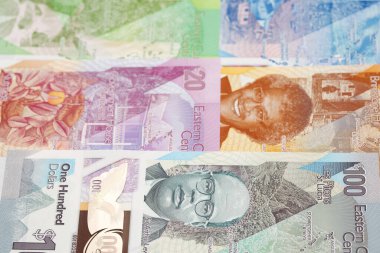 Doğu Karayipler parası - iş geçmişi bir dolar