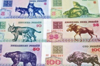 Eski Beyaz Rusya parası - Ruble bir iş geçmişi