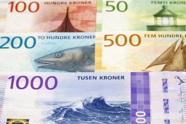 Norveç parası - Krone iş geçmişi