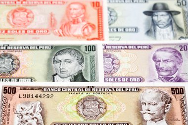 Eski Peru parası - bir iş geçmişi