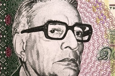 Abdool Razack Muhammed Mauritian parasından bir portre - Rupi