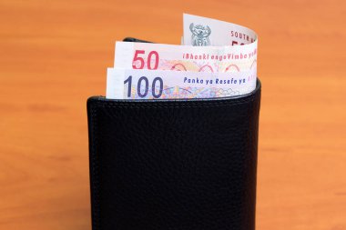 Güney Afrika parası - Siyah cüzdanda Rand