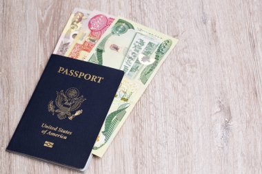 Irak paralı Amerikan pasaportu - Dinar