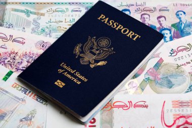 Cezayir parasıyla Amerikan pasaportu - dinar