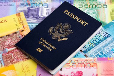 Samoa parasıyla Amerikan pasaportu - Tala