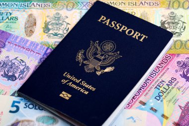 Solomon Adaları 'nda Amerikan Pasaportu - Dolar
