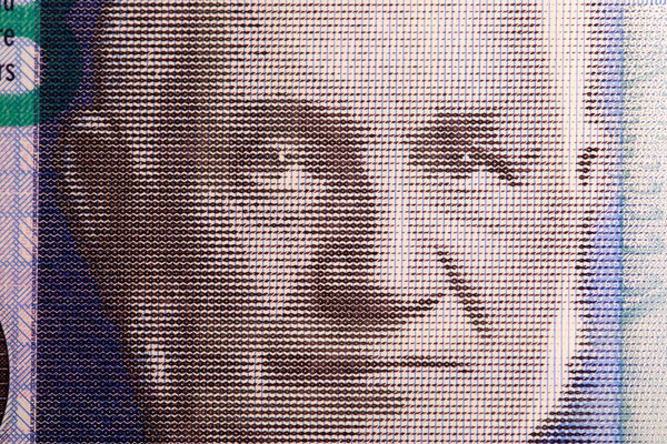 William Arrol a close seup portrait from Scottish money - pound