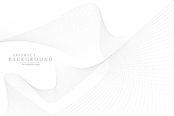 Fond Abstrait Rayé Blanc Conception Numérique Minimaliste Avec Des Lignes — Image vectorielle