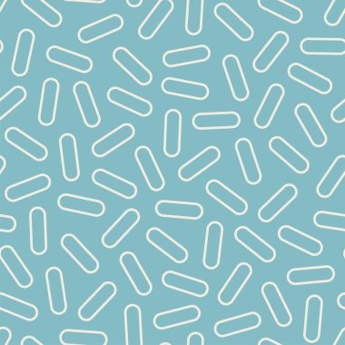 Vektör soyut, kusursuz tekstil deseni - yaratıcı tasarım. Mavi geometrik tekrarlanabilir arkaplan.