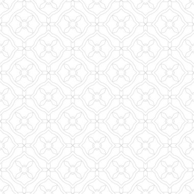 Beyaz, pürüzsüz geometrik süs desenli, oryantal arka plan. Dekoratif tekrarlanabilir yazdırma.