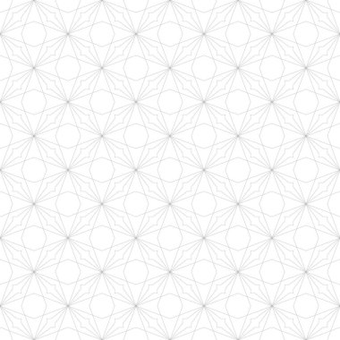 Beyaz, pürüzsüz geometrik süs desenli, oryantal arka plan. Dekoratif tekrarlanabilir yazdırma.