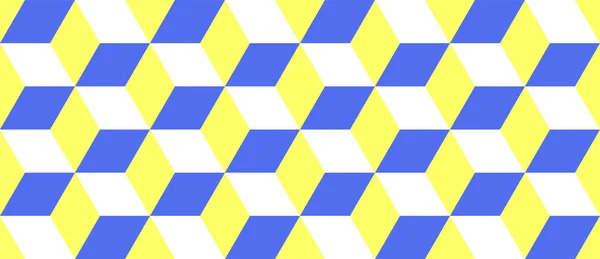 Patrón Geométrico Brillante Sin Costuras Cubos Color Fondo Repetible Impresión — Archivo Imágenes Vectoriales