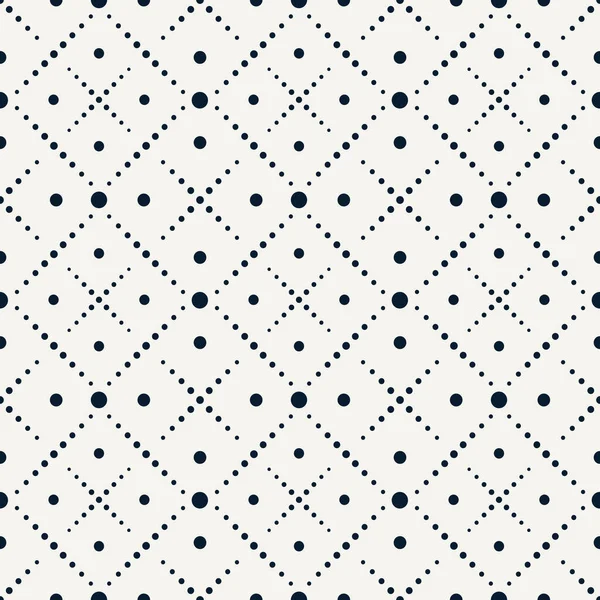 Patrón Puntos Sin Costura Vectorial Textura Monocromática Geométrica Estampado Minimalista — Archivo Imágenes Vectoriales
