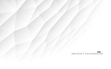Beyaz sonsuzluk fütüristik soyut minimum arkaplan. Gradyan geometrik çokgen şekilleri. Parlak çağdaş dijital teknoloji tasarımı. İşiniz ve fikirleriniz için hafif temiz bir konsept.