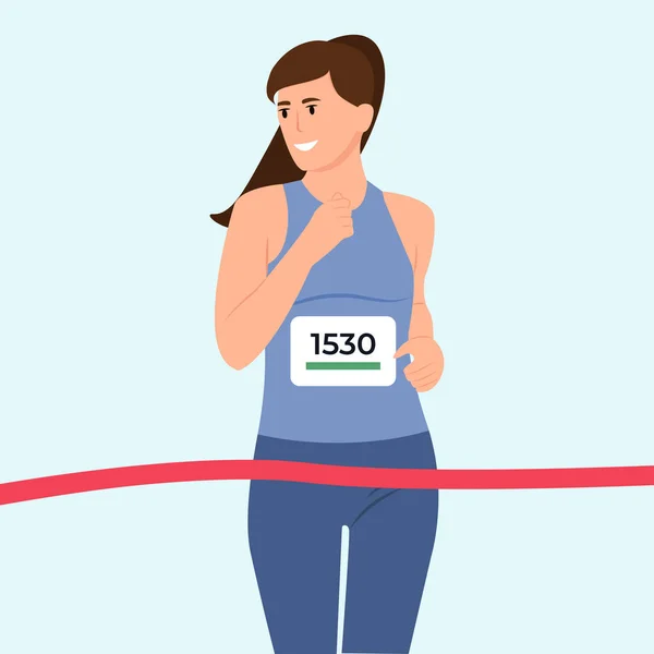 Femme Dans Jogging Vêtements Sport Faire Des Exercices Remise Forme — Image vectorielle