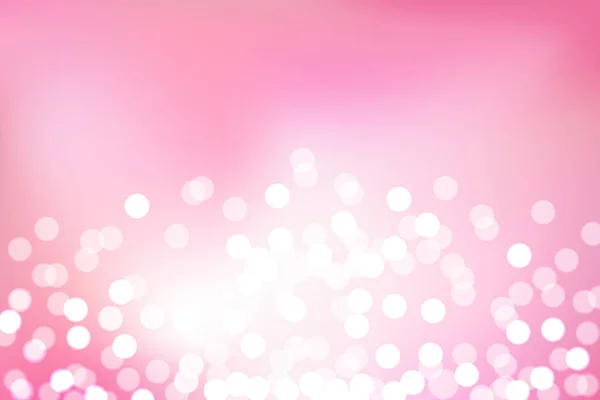 Abstract Pink Bokeh Light Background Wedding Celebation Vektör Grafikler