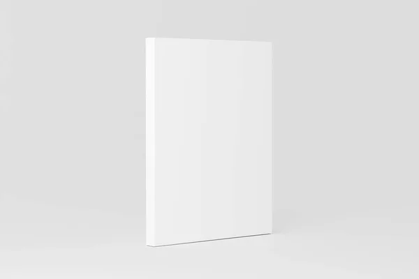 US Letter Softcover Kitap Kapağı Tasarım sunumu için Beyaz Boş Mokup