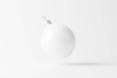 Noel Balosu Beyaz Boş Matte 3B Tasarım Sunumu Yapılandırma Modeli