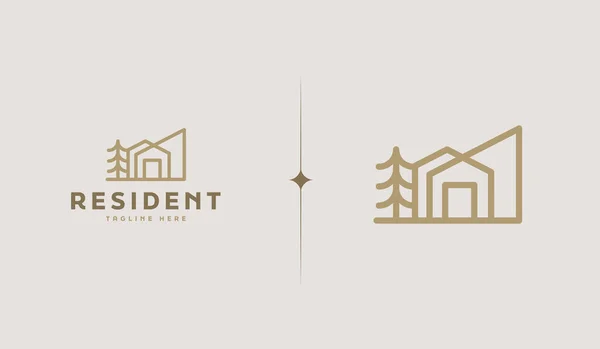 House Home Mortgage Roof Architecture Logo. Universal creative premium symbol. Vector sign icon logo template. Vector illustration