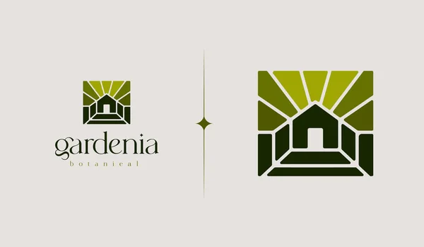 Monoline Sera Logosu Çizimi. Evrensel yaratıcı prim sembolü. Vektör simgesi logo şablonu