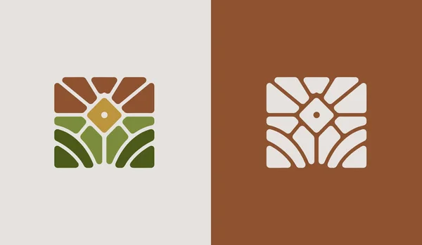 Agriculture Farm Logo Template Universal Creative Premium Symbol Vector Illustration — Wektor stockowy