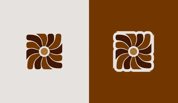 Logo Arbre Fleur Feuille Symbole Universel Premium Créatif Modèle Logo — Image vectorielle