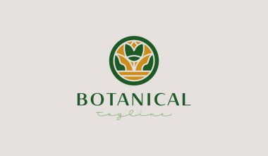 Yaprak Ağacı Logosu Şablonu. Evrensel yaratıcı prim sembolü. Vektör simgesi logo şablonu. Vektör illüstrasyonu