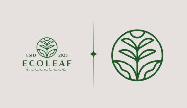 Logo Şablonu. Evrensel yaratıcı prim sembolü. Vektör çizimi. Yaratıcı Minimal Tasarım Şablonu. Şirket İş Kimliği Sembolü