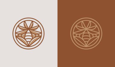 Palm Tree Logo Template. Universal creative premium symbol. Vector illustration. Creative Minimal design template. Symbol for Corporate Business Identity