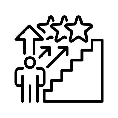 Promosyon çizgisi ikonu. Evrensel yaratıcı prim sembolü. Vektör simgesi logo şablonu. Vektör illüstrasyonu