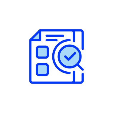 Denetim Listesi Doldurulmuş Satır Simgesini Denetle. Mobil konsept ve web tasarımı için doğrusal biçim işareti. Taslak vektör simgesi.