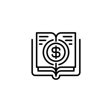 Üniversite Fon Hattı Simgesi. Mobil konsept ve web tasarımı için doğrusal biçim işareti. Taslak vektör simgesi.