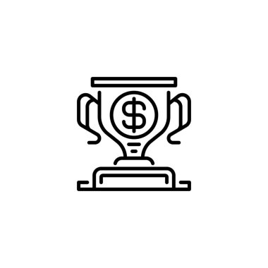 Burs Çizgisi Simgesi. Mobil konsept ve web tasarımı için doğrusal biçim işareti. Taslak vektör simgesi.