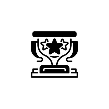 Ödül ödülü çizgisi simgesi. Evrensel yaratıcı prim sembolü. Vektör simgesi logo şablonu. Vektör illüstrasyonu