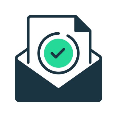 İş teklifi çizgisi simgesi. Evrensel yaratıcı prim sembolü. Vektör simgesi logo şablonu. Vektör illüstrasyonu