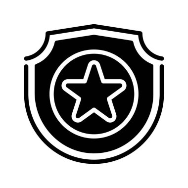 Cesaret çizgisi ikonu. Evrensel yaratıcı prim sembolü. Vektör simgesi logo şablonu. Vektör illüstrasyonu