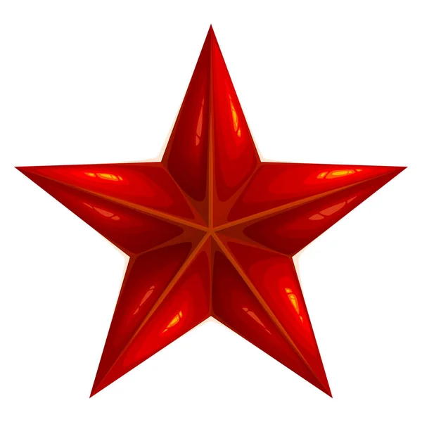 Рождественская Звезда Красивым Цветом — стоковое фото