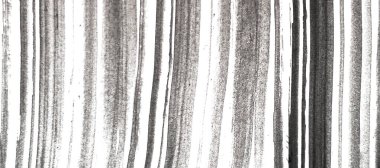 Beyaz üzerine siyah suluboya vuruşlarının dinamik soyut fırça darbeleri keskin, anlamlı bir kontrast, mürekkep, yatay arkaplan, tasarım ve dekor afişi, illüstrasyon