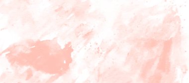 Cennetsel mercan kızarır suluboya yumuşak desenli suluboya, suluboya yatay arkaplan, pembe, şeftali çiçekleri beyaz, bayrak, pastel renklerde minimalist çizimler