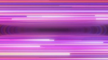 Soyut Ultraviyole Neon Işıklı Akımlar Parlayan Akış Çizgileri - 4K Kusursuz VJ Döngüsüz VJ Döngüsü Arkaplan Canlandırması