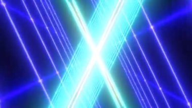 Dönen Renkli Parlak Parlak Neon Izgara Tünel Alternatif - 4K Kusursuz VJ Döngüsüz VJ Döngüsü Arkaplan Canlandırması