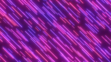 Fütüristik Ultraviyole Parlak İzler Çapraz Yönler - 4K Kusursuz VJ Döngüsüz Arkaplan Animasyonu