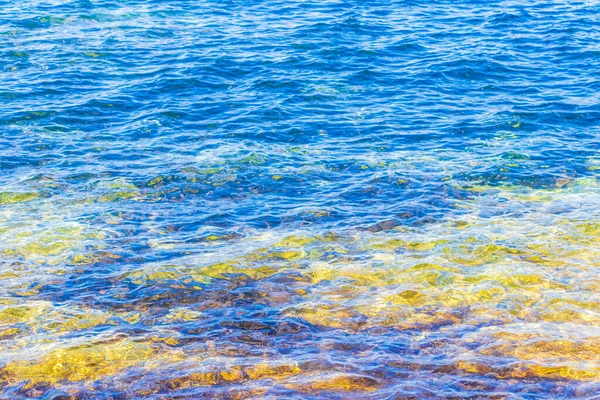 Mooi Kavouri Strand Baai Met Turquoise Blauw Water Natuur Textuur — Stockfoto