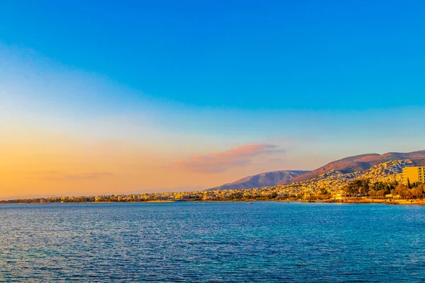 Schöner Kavouri Strand Und Bucht Mit Türkisblauem Wasser Und Natur — Stockfoto