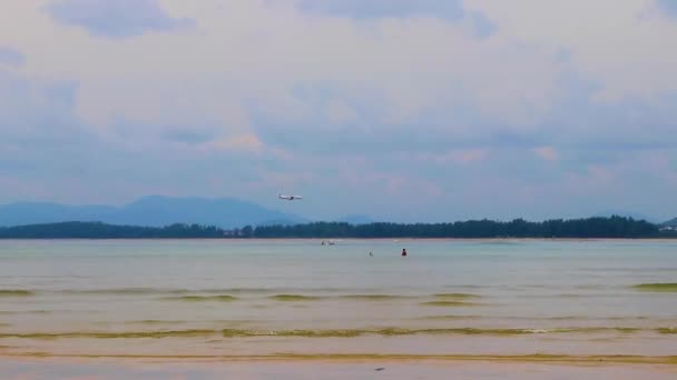 Bahía Playa Naiyang Panorama Del Paisaje Una Hermosa Playa Ensueño — Vídeos de Stock