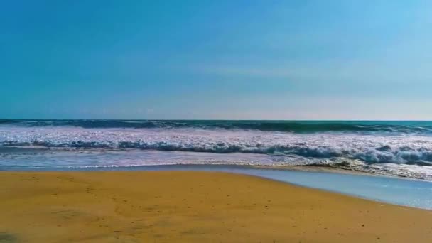 Ondas Surfistas Enormes Praia Zicatela Puerto Escondido Oaxaca México — Vídeo de Stock